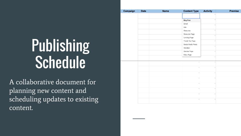 publishing-schedule-exercise