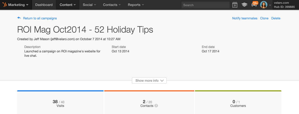 How to verify Hubspot campaigns